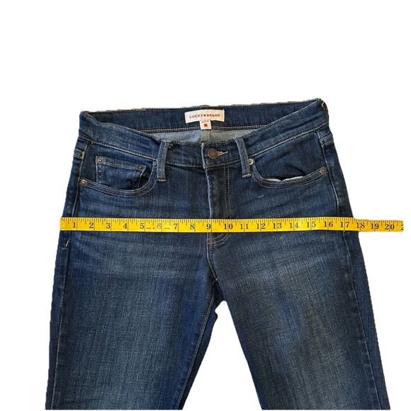 Lucky Brand Jeans Sweet Mid Rise Boot Womens Size 4 / 27 R Blue Western Jeans - Picture 6 of 16